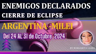 Enemigos declarados Argentina y Milei Luna Menguante en Leo Del 24 al 31 octubre 2024 [upl. by Riannon]