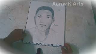 Tribute to Hancock  HandDrawn Portrait Timelapse  Aarav K Arts [upl. by Aicener186]