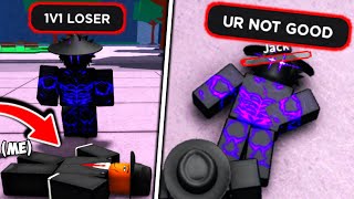 DESTROYING The Most TOXIC PLAYER in Roblox The Strongest Battlegrounds [upl. by Shumway]