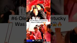 Ole Miss vs Kentucky CAME TO THE LAST PLAY😨🔥 [upl. by Enaile]