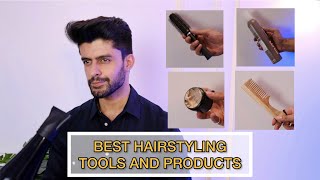 BEST HAIRSTYLING PRODUCTS AND TOOLS MEN MUST HAVE  MENS HAIR STYLING [upl. by Titus]