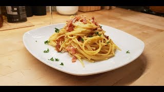 Špagety Carbonara jednoduchý a rychlý recept [upl. by Brockwell]