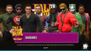 Team Fcked vs Yo Video Games Final Chapter Fall Brawl War Games Special WWE 2K24 [upl. by Aiak881]