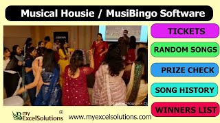 MusiBingo Software Available  Charges Per Event Basis  Musical Housie  Musical Bingo  Tambola [upl. by Liarret109]