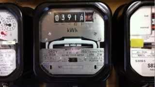 Sangamo Weston S20031 Kilo watt hour meter [upl. by Airrat]