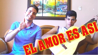 EL AMOR ES ASI  FABIAN CORRALES COVER BY CRISTIAN GUILLIN FT JHON BACCA [upl. by Flor]