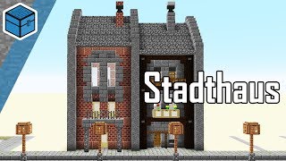 Minecraft kleines Stadthaus bauen  Minecraft Stadthaus bauen deutsch 02 [upl. by Nyrraf]