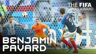 BENJAMIN PAVARD  FIFA Puskas Award 2018 Nominee [upl. by Ecitnerp]