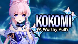 Why KOKOMI Is WORTH Pulling Character Review  Genshin Impact 25 [upl. by Aihsakal]