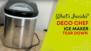 Whats Inside Deco Brand Portable Ice Maker Disassembly Teardown Rip Apart [upl. by Aninotna]