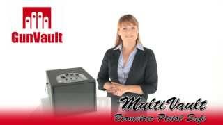 GunVault GVB2000 MultiVault Biometric Pistol Safe [upl. by Baram]