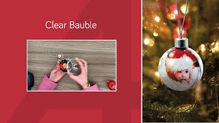 Clear Bauble Ornament [upl. by Ivo]