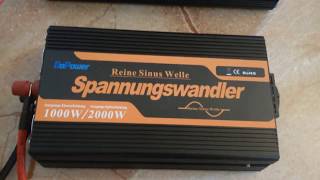 Spannungswandler fake pure sine inverter [upl. by Lillie932]