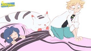 DURMIENDO JUNTOS miraculous ladybug español [upl. by Anyaj]