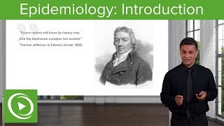 Introduction to Epidemiology History Terminology amp Studies  Lecturio [upl. by Yalcrab216]