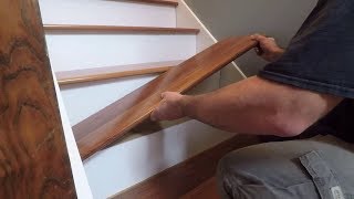 How To Install Prefinished RetroFit Stair Treads from StairTreadscom [upl. by Idona]