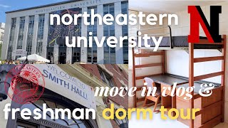 Northeastern University college movein vlog amp realistic freshman dorm tour move to college with me [upl. by Sebastien]