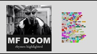 MF DOOM  Rap Ambush  Lyrics Rhymes Highlighted 093 [upl. by Aralk339]