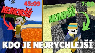 UČÍM YOUTUBERY SPEEDRUNNOVAT MINECRAFT  jixeronampmatesovinyampcoxoujesampLuckeris [upl. by Llerrac]