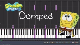 Spongebob  Daytime drama  dumped  piano tutorial [upl. by Altis]