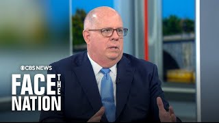 Larry Hogan says he has quotnot closed the doorquot to running for president under a No Labels ticket [upl. by Clevey934]