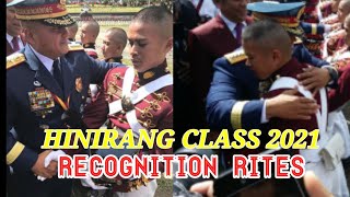 PNPA  RECOGNITION RITES HINIRANG CLASS 2021 Philippine National Police Academy [upl. by Aix]