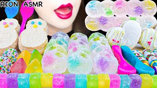 【ASMR】BUBBLE KANTEN JELLYDACQUOISEMINJ KANTEN JELLYEDIBLE SPOON MUKBANG 먹방 EATING SOUNDS [upl. by Nna]