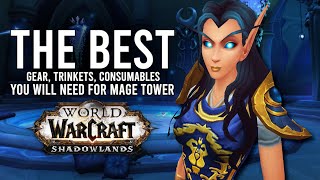 The BEST Items You Will Need To Defeat The Mage Tower Before It Is Gone  WoW Shadowlands 915 [upl. by Enomis]