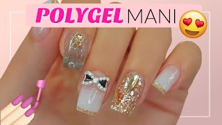 GORGEOUS Polygel Nails WITHOUT Dual Forms [upl. by Krishna]