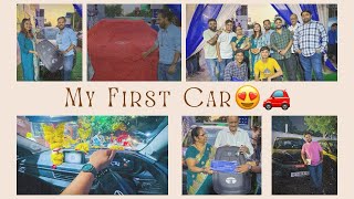 Taking Delivery of my First Car  First Family Car Tata Nexon  SachinKvlogs [upl. by Arah426]