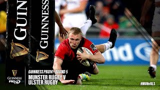 Guinness PRO14 Round 5 Highlights Munster v Ulster [upl. by Strait]