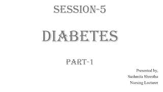 NCLEXRN preparation Session5 l Endocrine Overview Diabetes Diabetes Insipidus and SIADH Part 1 [upl. by Brelje]