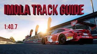 Imola Track Guide in ACC Get FASTER QUICKER [upl. by Dyoll187]