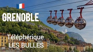 Grenoble les Bulles France 4K walking tour [upl. by Aurelius]