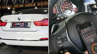 BMW 420d 맥스하우스트 액티브사운드 작업 및 배기사운드영상 [upl. by Culley]