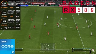 RX 580 8GB  EA Sports FC 25  1080p low medium high ultra [upl. by Gatias]