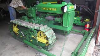 John Deere BO Lindeman Crawler w Electric Start and Blade  The Ken Havekost Collection Auction [upl. by Winshell200]