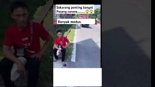 Pentingnya pasang camera record di mobilfunnyvideo nabrakmobil [upl. by Nodearb]