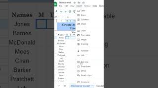 Create Attendance Tracker Under a Minute 🤯 excel exceltips finance hr [upl. by Hameerak]