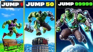 HULK Upgrades with Every Jump in GTA5 [upl. by Richart]