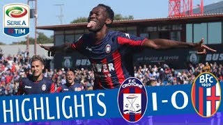 Crotone  Bologna 10  Highlights  Giornata 31  Serie A TIM 201718 [upl. by Rosemary]