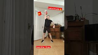 Kettlebell snatch 32 kg Attention onlinecoach [upl. by Eelnodnarb]