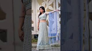 Stylish poses in Lehnga  Shanika Khurmi  shorts [upl. by Leumas]