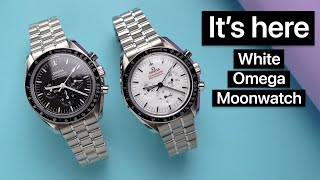 Its here the White Dial Omega Speedmaster Moonwatch [upl. by Ssac]