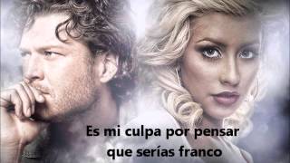 Christina Aguilera feat Blake Shelton quotJust a Foolquot Subtitulada al Español [upl. by Marguerie60]