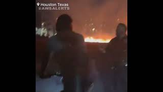 Helicopter crashed into a Houston Texas cell tower [upl. by Oskar872]