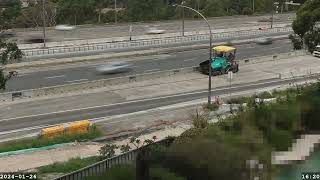 Warringah Freeway Upgrade time lapse  Friday 26 January 2024 [upl. by Laux451]