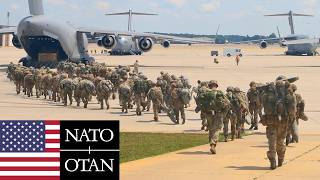 US Army NATO Airborne Operations during military exercises in Eastern Europe [upl. by Weinstein]