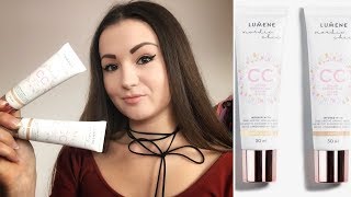 Lumene Nordic Chic CC Creams Fair and Light Review  Swatches [upl. by Monahon890]