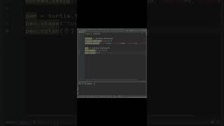 Create Circular Animation With Turtle  Python turtle pythonturtle coding [upl. by Werda]